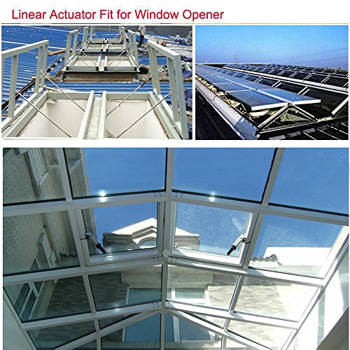 ECO-WORTHY Linear Actuator 12V 250MM Stroke Length Heavy Duty 330lbs Linearantrieb Linearmotor Verstellantrieb Toröffner Lineartechnik 12V DC Electric Motor DIY for Auto Car Lifting - 7