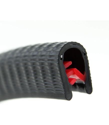EUTRAS Kantenschutz 13-16 mm schwarz klemmend Profil Blech Gummi Autotür [10 m
