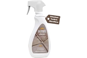Lightning - Détachant Puissant Microfibres Pulvérisateur - 500 ml - ULTRA Efficace - Tissus synthétiques aspects velours/cuir retourné