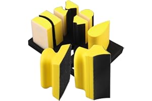 STEBRUAM 9 Szt ręczny blok szlifierski haczyk i pętelka, Zestaw Bloków Do Szlifowania Ręcznego Do Polerowania I Szlifowania Nieregularnych Powierzchni