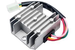 Riloer - Regulador rectificador universal 4 hilos 12V AC regulador de voltaje para moto moto moto quad scooter