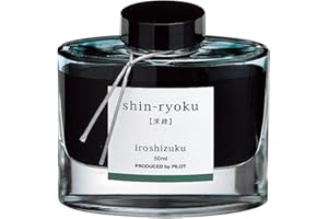 ‎PILOT Pilot Iroshizuku Tinte für Füllfederhalter, 50 ml Flasche, Shin-ryoku Deep Green