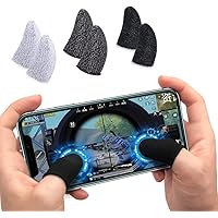 Pubg Anti-Slip Thumb Sleeve, Slip-Proof Sweat-Proof Professional Touch Screen Thumbs Finger Sleeve for Pubg Mobile Phone Game Gaming Gloves Made up of Rare Material by Suckey