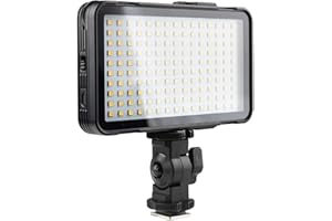 Godox LEDM150 LED-Videoleuchte, LED Video Light 5600K Dimmbare, TLCI 94+ und Lithium Batterie für Smartphones und DSLR Kamera