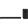 Panasonic HTB490 2.1 Soundbar with Wireless Subwoofer, 320W, Dolby Atmos and Bluetooth , Black