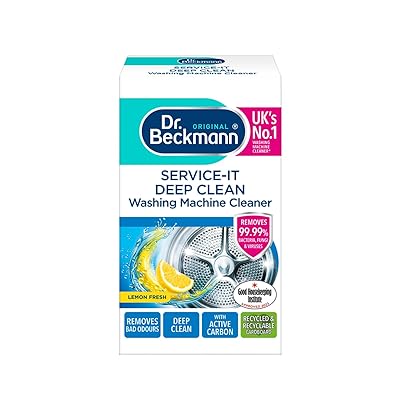 Dr. Beckmann Service-it Deep Clean Washing Machine Cleaner | Removes 99,99 % of bacteria and fungi...