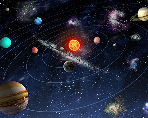 ohpopsi Planets Of The Solar System Space Wall Mural