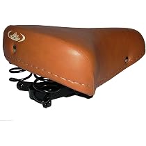Pédales Vélo Classiques Rétro ONOGAL Marron - Lot De 2 Avec Caoutchouc Antidérapant