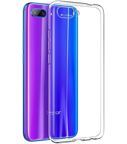 COPHONE® Coque Noir Compatible Avec Honor 10, Housse Etui Noir En Gel TPU Silicone Souple Ultra Mince Avec Anti Choc Pour Honor 10