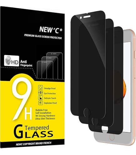 2x Vetro Temperato Per IPhone 7 Plus / 8 Plus - Anti-impronta E Anti-graffio - Nuovo