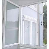 Mia Luas Window Fly Screen, Single Wing White Tulle Fly Screen, Mosquito Net, Fly Insect Holder, Glass Fly Wire with Apparatus, Easy