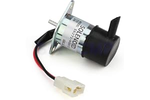 052600-4151 16271-60012 Solenoide 12V - SINOCMP Solenoide di arrest per Kubota KX41H BX2200D BX23D D1105 Motore Denso Z28, 3 mesi di garanzia