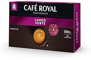 Café Royal Lungo Forte 50 Nespresso Pro kapsułki kompatybilne (intensywność 6/10), 1 opakowanie (1 x 50 padów)