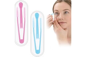 ZKGYUS Pinzette Lenti a Contatto,Ventosa Lenti a Contatto,Applicatore Lenti a Contatto,Dispositivo di Rimozione Delle,Strumenti di Rimozione Lenti a Contatto Per Casa Viaggio,2 Pezzi (Rosso/Blu)