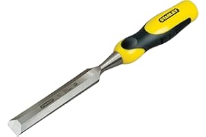 Stanley Dynagrip Stechbeitel (20 mm Eisenlänge, Karbonstahl, Chrom-Stahl-Legierung, Schlagkappe aus Stahl) 0-16-878