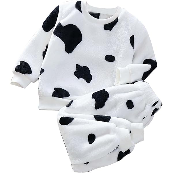 JiAmy Ensemble Veste Polaire Bébé Avec Capuche Oreilles - 2 Pièces Hiver Garçon Fille
