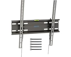 BONTEC Ultra Slim TV Wall Bracket Mount for 23"-55" LCD LED 3D Plasma TVs, Low Profile Tilt TV Wall Mount up to VESA 400x400m