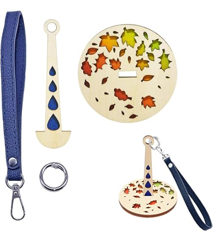 Porta-filati portatile con cinturino da polso, organizer per filati con