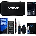 VS-A5 PRO Professional Camera Lens Cleaning Kit with Filter Air Blower, Microfiber Cloth, Wet Wipes, Metal Brush, Cotton Swab for Optical Camera Lens Phone Laptop Cleaning