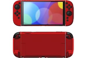 PlayVital Skal för Switch 2 Handkontroll Tillbehör | Hårt Skyddsfodral för Switch 2 Grip Joycon med Stöd & Joystickskydd,Dock