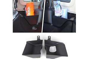 WOCCH Bac de rangement latéral de coffre pour Jeep Wrangler JL JLU 4XE à partir de 2024 - Plateau latéral arrière de coffre - Accessoires d'intérieur - Installation facile par vis, gauche et droite - 2