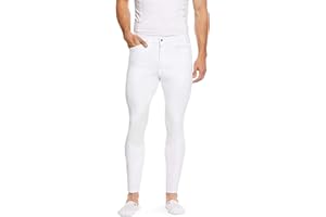 ARIAT Mens Tri Factor Grip Knee Patch Breech - Navy -