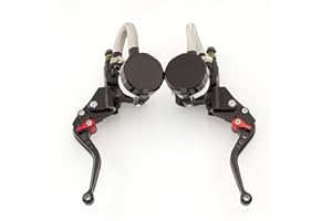 RZMMOTOR Fxcnc Leviers de frein et d’embrayage hydrauliques en CNC avec réservoir d’huile pour moto Honda - 22 mm