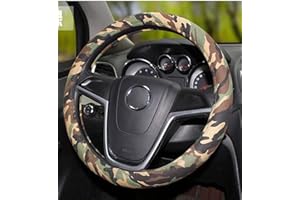 Istn Unisex's Camo Steering Wheel Cover 2018 38cm Army