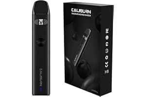 VAPOR FLUX Uwell Caliburn A2 Pod Kit – Refillable 2ml Pod System | 520mAh Battery with Fast Type-C Charging | Smooth MTL Vaping & Pro-FOCS Flavor Technology | Lightweight & Portable Vape Kit | (No-Nicotine)