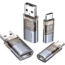 JSAUX Bloqueurs De Données USB C [Lot De 4] Preservatif USB C Pour Le Chargement Uniquement