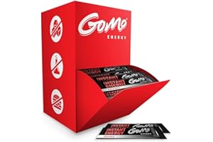 ‎GOMO GoMo ENERGY® Cola Zero│ Superstarker Energie-Kick mit 100mg Koffein, B-Vitaminen, Taurin│mehr Wachheit, Ausdauer & Konzentration│Die stärkste Cola zuckerfrei│Getränkepulver COLA KICK 100 Portionen