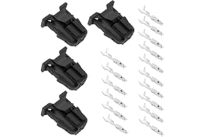 ‎VGOL VGOL 4er Set Auto-Rücklichtstecker Auto-Elektrokabel Buchse Ersatzteil 3B0972722 Kompatibel mit VW Kompatibel mit Audi 4-polig