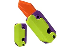 LERYVEO Fidget Giocattoli per Adulti | 3D Stampa Fidget Gravity Cutter Coltello Giocattolo | PIastic Fidget Toys Giocattoli sensoriali | Giocattolo antistress per l'ansia per ADHD, ADD e autismi
