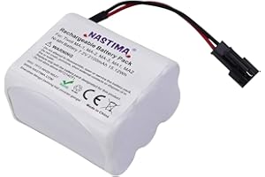 NASTIMA 7,2V 2100mAh Batteria Ni-MH Compatible con Tivoli PAL/iPAL Radio MA-1, MA-2, MA-3