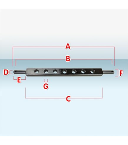 Ackerschiene Kat 2 - 900mm Mit 9 Löchern Ø22mm Für Traktor