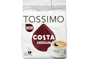 Tassimo Costa Americano Zestaw 2 sztuk, 2 x 16 T-Discs