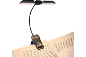Vekkia Luz de Lectura,Luz Lectura con 14 LEDs 3 Modos (Cálido/Blanco/Mixto),Lampara de Lectura para Leer Libros en La Cama, Perfecto para Lectores Noche,Estudio,Libro,Viaje