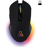 The G-Lab Kult Helium WL - Wireless Gaming Mouse Black 6400 dpi | Wireless, Optical Sensor 800 to 6400 DPI, Backlight 7 Color