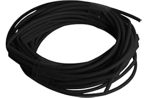 通用 Aoje-Link 1.5mm ID Black Heat Shrink Tubing Shrinkable Tube 5M(16.4Ft) 1pcs