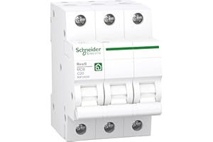 Schneider Electric Disjoncteur RESI9 3P 20A C 6KA R9F24320