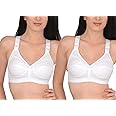 Softskin Women's Cotton T-Shirt Bra-Pack of 2 Wire Free Non Padded