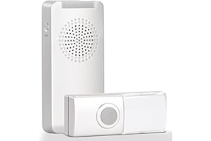 HEIDEMANN Kit de carillon sans fil HX Walk, système HX, clip de ceinture pour l'utilisation mobile et signal d'appel optique, en couleur argent