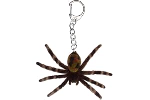 Miniblings araignée Porte-clé Porte-clés tarentule tarentule Halloween - bijoux à la mode main I I Pendentif trousseau de clés Porte-clef