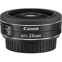 Canon EF-S 24mm F2.8 STM Pancake-Objektiv (52mm Filtergewinde) schwarz, EF-S2428STM
