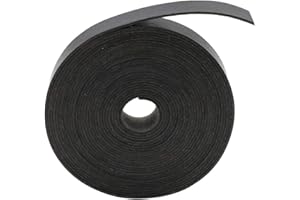 ‎MORECHIOCE MoreChioce 5 Meter Lederschnur,Weich PU Lederband Lederriemen für DIY Schulterriemen,Brieftasche, Haustier Halsband Handwerk 2 cm Breit,Schwarz