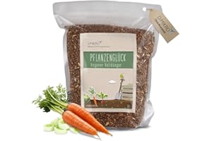 DIMIKRO Bokashi Pflanzenglück Universaldünger 3 kg - 100% veganer Volldünger mit 6 Monaten Langzeitwirkung - fermentiert mit Effektiven Mikroorganismen in Bio-Qualität - unbenklich für Tiere & Bienen