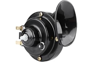 EBTOOLS Electric Snail Horn 12V,Universal 12V 110dB 510HZ Motorcycle Electric Snail Speaker Big Sound Box