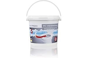 EASYmaxx WC Oxy Active pianka głęboko samoczyszcząca do toalet, bidetów i pisuarów – wiadro 1,5 kg (wyprodukowane w Niemczech)