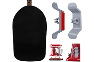 OUDIZZ Alfombrilla Deslizante para Batidora KitchenAid para Procesador De Alimentos Kitchen Aid Accesorios Con 2 Organizado De Cables Cocina Mover Batidora con KitchenAid 4.5-5 Qt