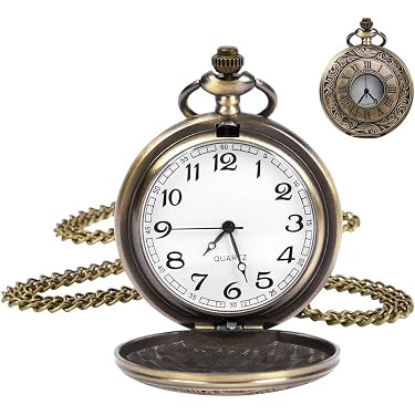Montre De Poche Skyrim The Elder Scrolls Vintage Avec Chaîne - Pendentif Rétro Quartz Dragon